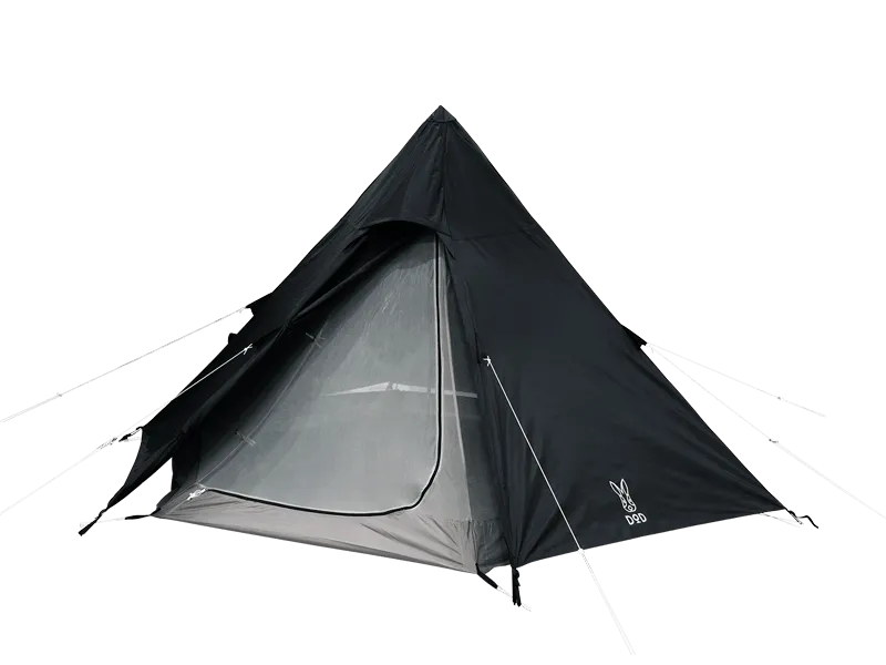 DoD One Pole 3 person Tent (S) - Black