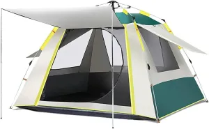 Dome Tent, Automatic Instant Pop Up Tents for 2-3 Person, Camping Tents with Porch for Hiking Outdoor Travel