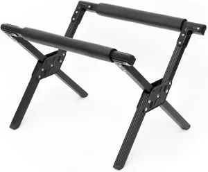 Drfeify Adjustable Folding Cooler Stand Frame, Aluminum Alloy Portable Outdoor Ice Box Stand Holder for Camping
