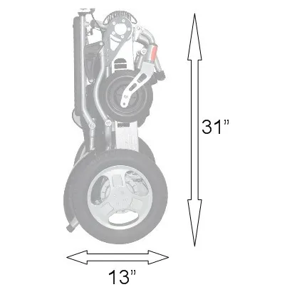 Eagle HD Portable Bariatric Power Wheelchair