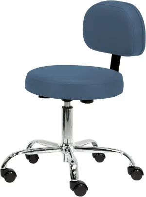 EARTHLITE Pneumatic Massage Salon Drafting Stool - No Leaking (vs. Hydraulic), Adjustable, Rolling, CFC-Free / Medical Spa Facial Chair