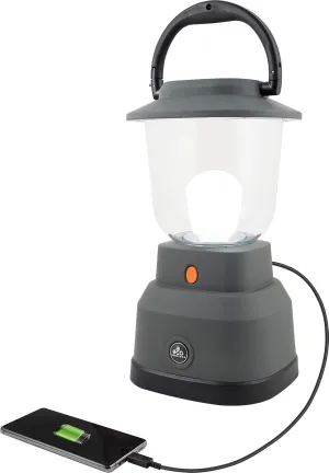 EcoSurvivor LED Camping Lantern, Emergency Lantern, Battery Powered, 800 Lumens, 200 Hour Run Time, Gray, Ideal for Hiking, Outdoors, Emergency, Hurricane and Storm, 39616