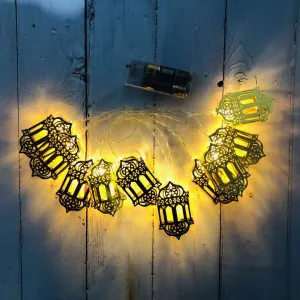Eid Lantern LED String Lights (Battery Operated)