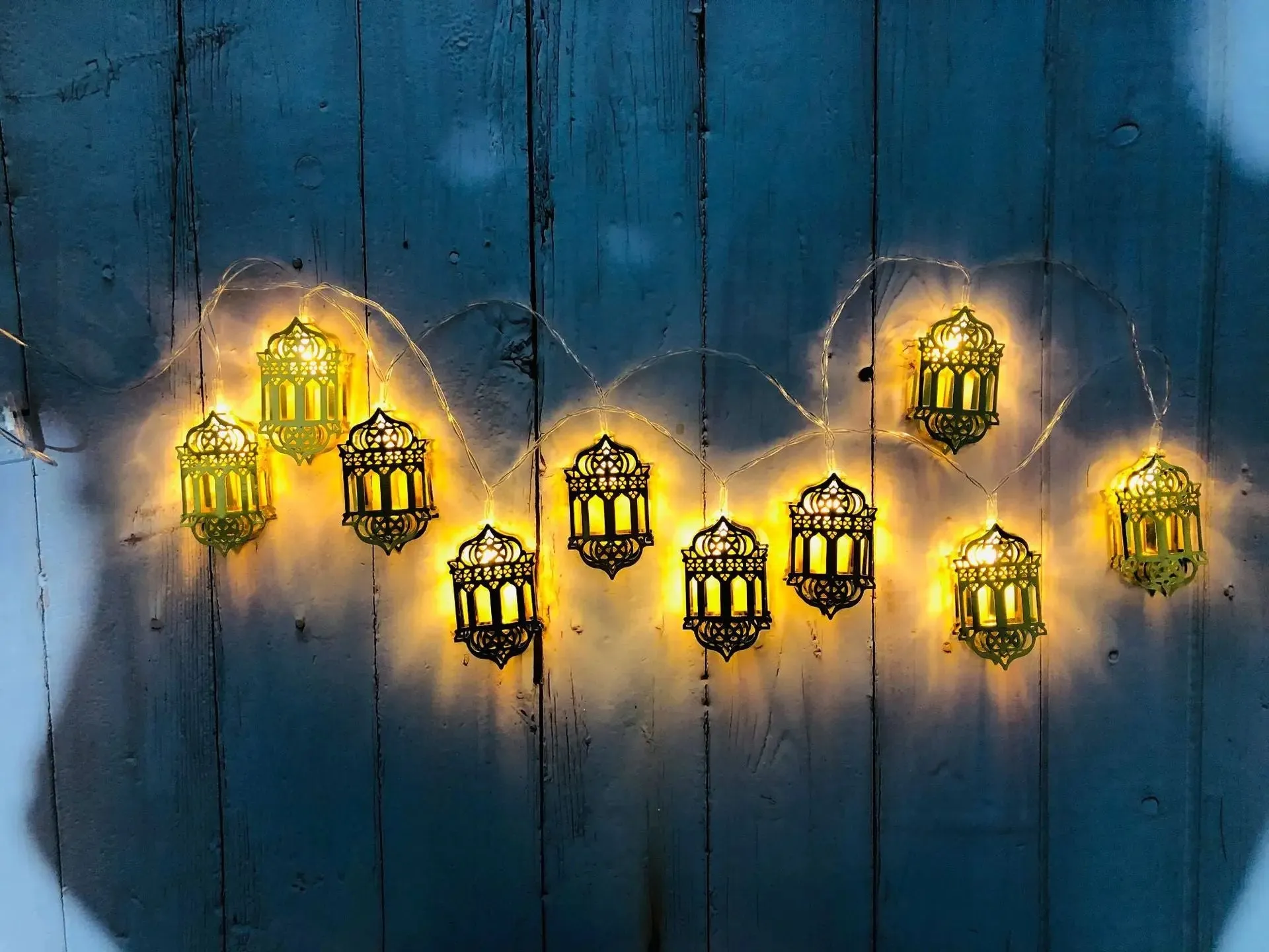Eid Lantern LED String Lights (Battery Operated)