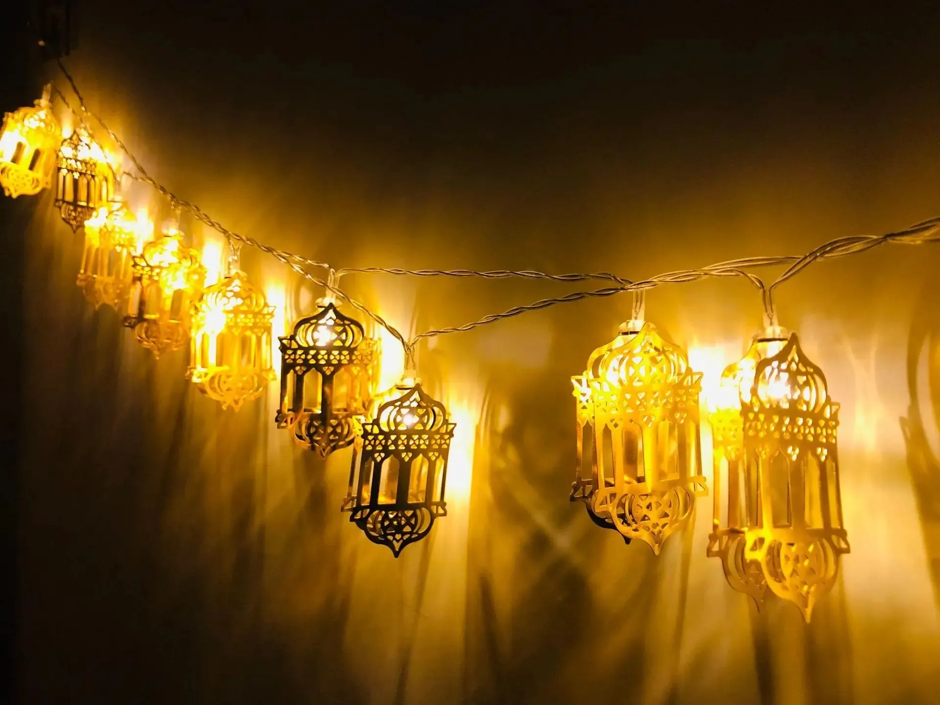 Eid Lantern LED String Lights (Battery Operated)