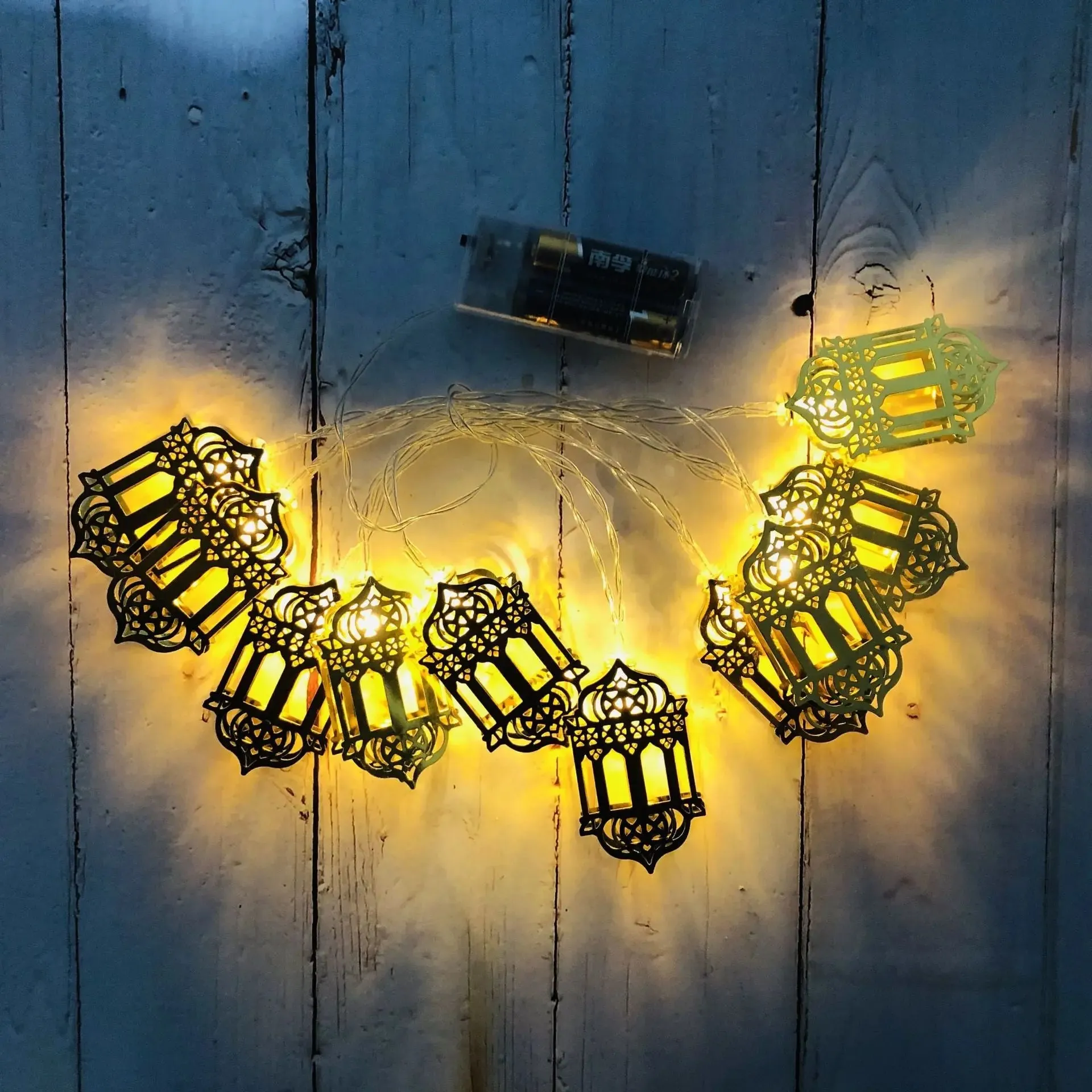 Eid Lantern LED String Lights (Battery Operated)
