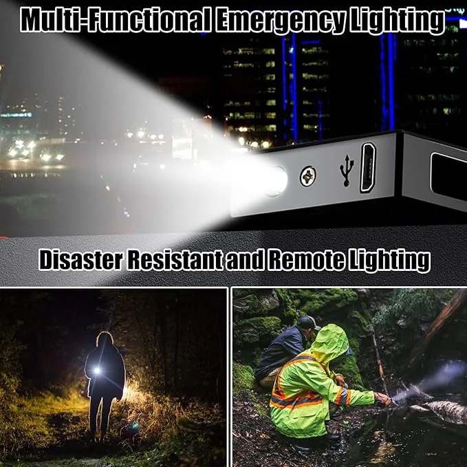 Electric Lighter, Plasma Dual Arc Lighter, USB Rechargeable Lighter, Windproof Flameless Lighter, Pocket Metal Lighter with LED Battery Indication for Candles, Incense, Camping (Blue)