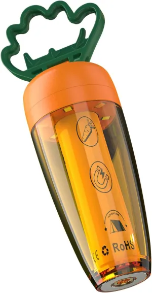 [Ellniges]【Carrot Adventure Lantern】- Magnetic Base & Warm/Cool Light Modes, 4H Fast Charge & 4800mAh Battery, -Bright IPX4 Waterproof Camping Gear for Outdoor Enthusiasts, Survival Kits