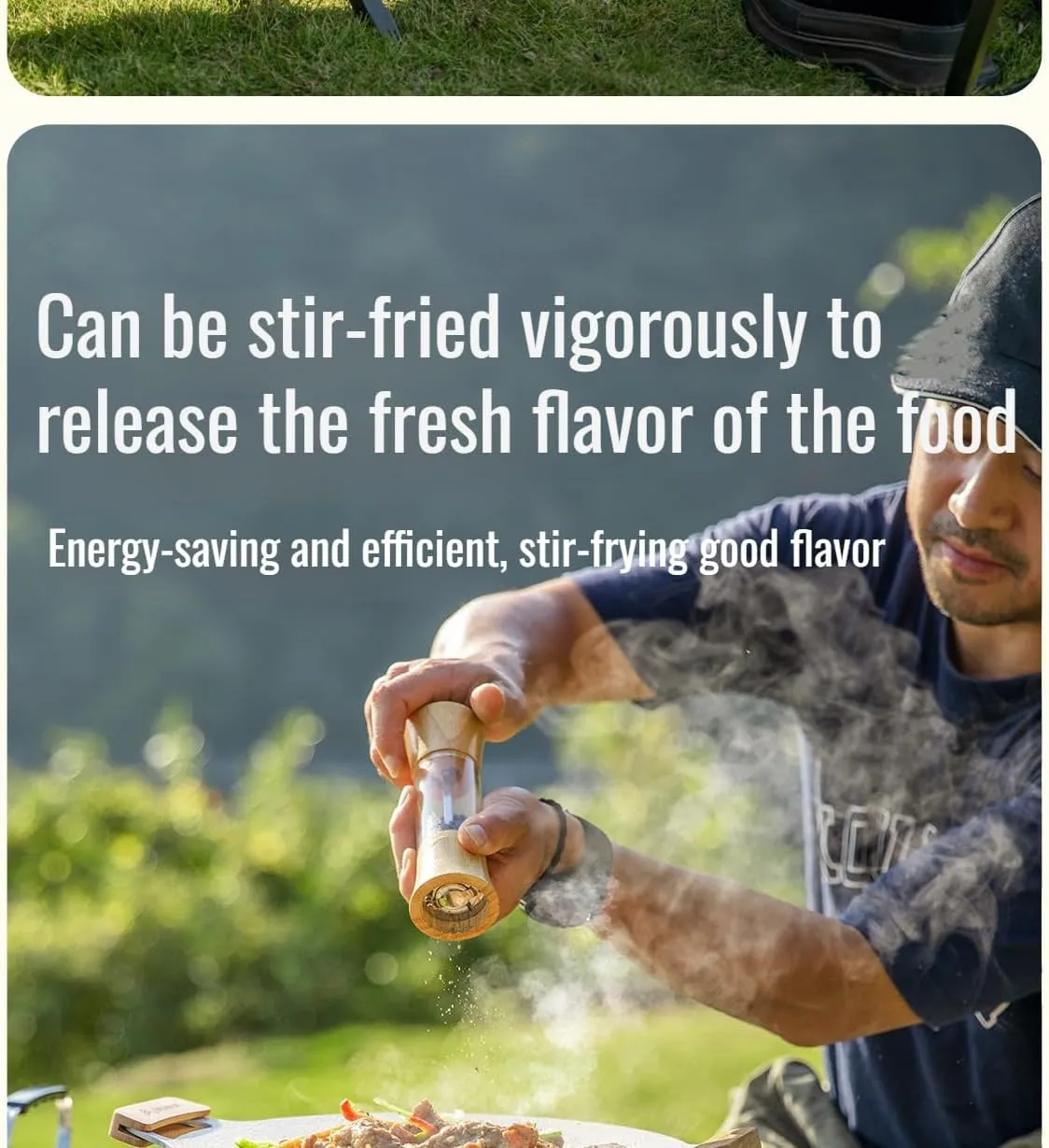 [Ellniges]【Mini G Stove】2-in-1 Cam ware & Hter, Compact esign with Stable Be | Hi-Efficiency Ouoor tane for BBQ, Fishing, Festivals (lit &)