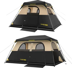 FanttikOutdoor Zeta C4 Pro & C6 Pro Max Instant Cabin Tent 4 Person Camping Tent