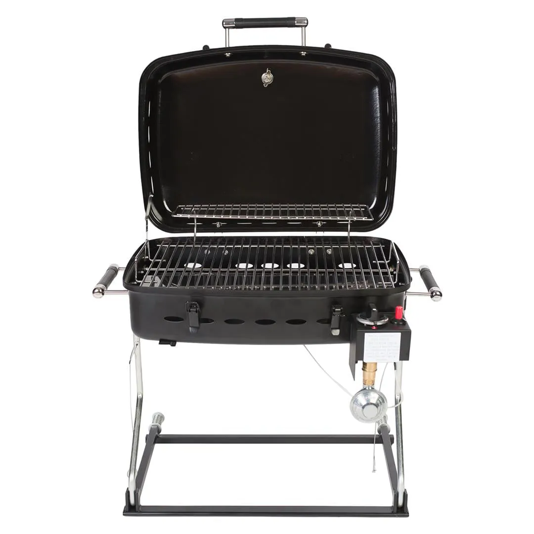 Faulkner Portable BBQ Grill – Compact Propane Grill for Camping & Tailgates