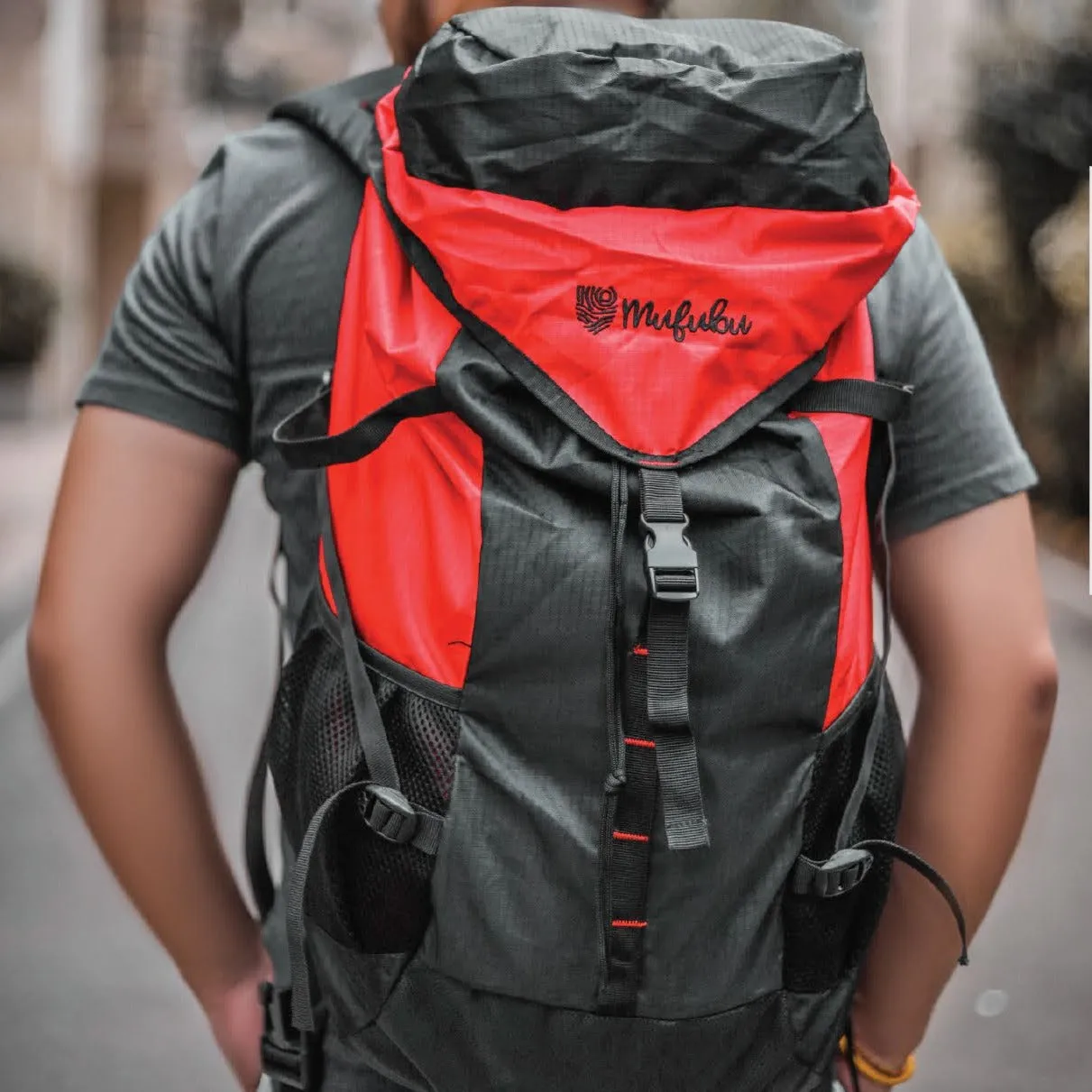 Fearless 60 LTR Rucksack - Black   Blue