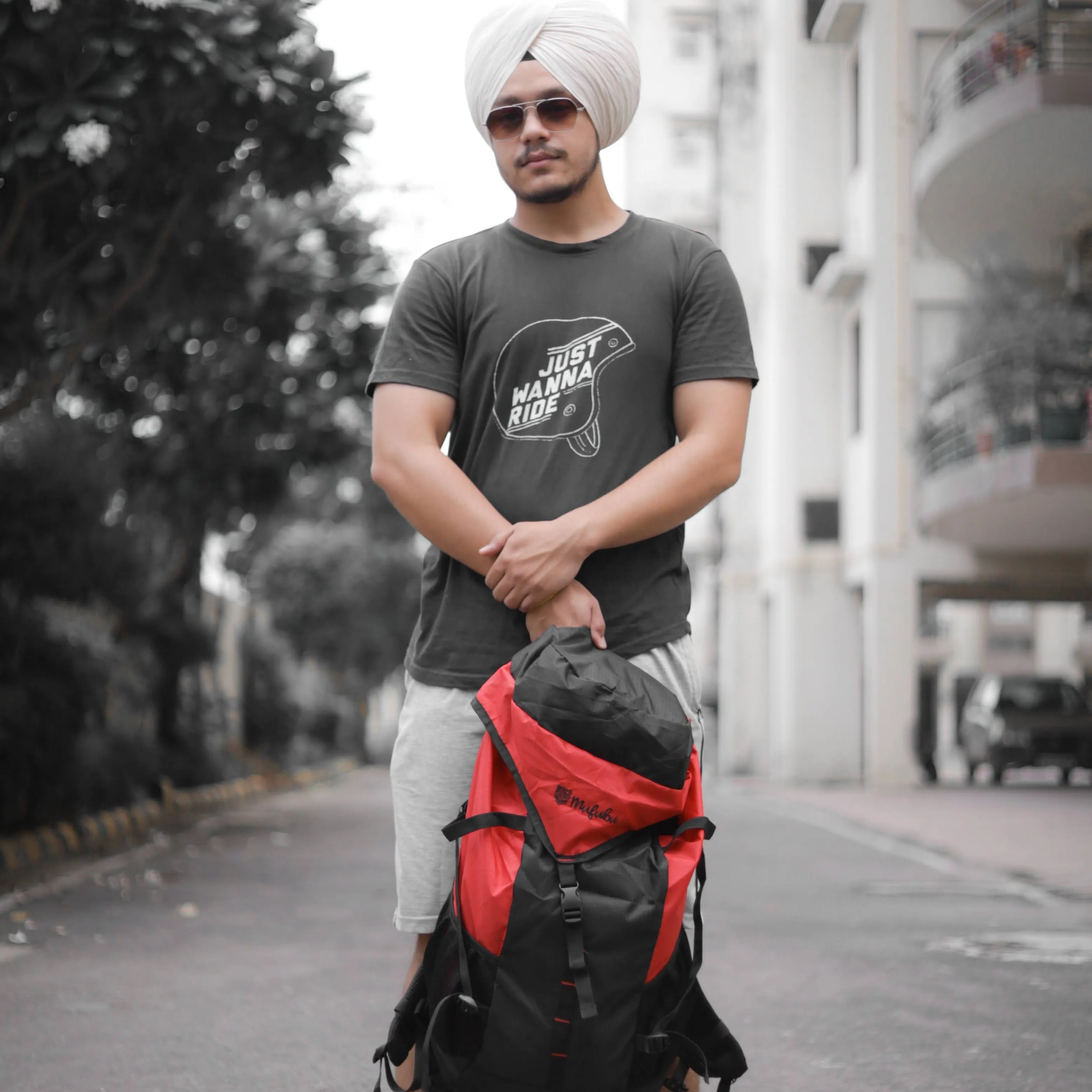Fearless 60 LTR Rucksack - Black   Blue