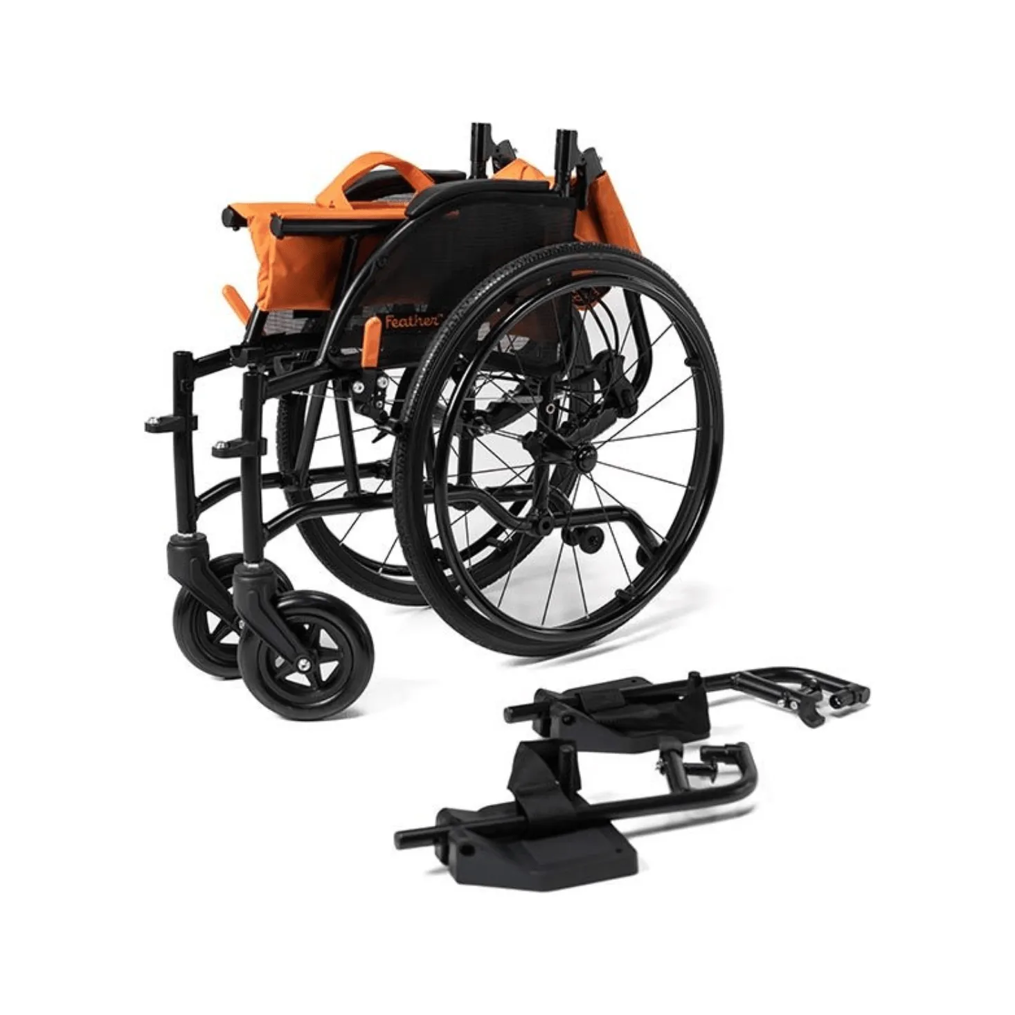 Feather Kids Wheelchair 12 lbs Lightweight Manual Chair for Children