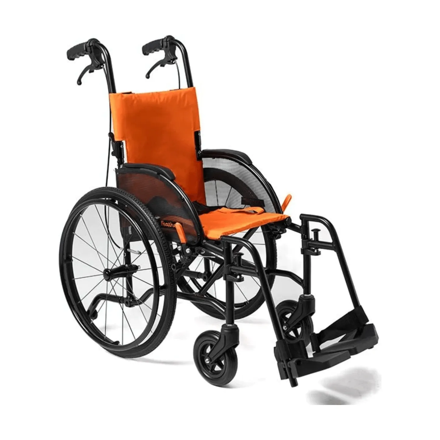 Feather Kids Wheelchair 12 lbs Lightweight Manual Chair for Children
