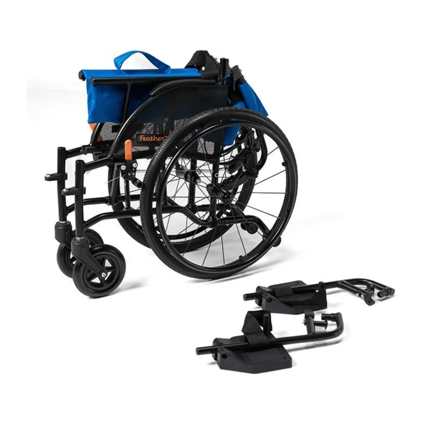 Feather Kids Wheelchair 12 lbs Lightweight Manual Chair for Children