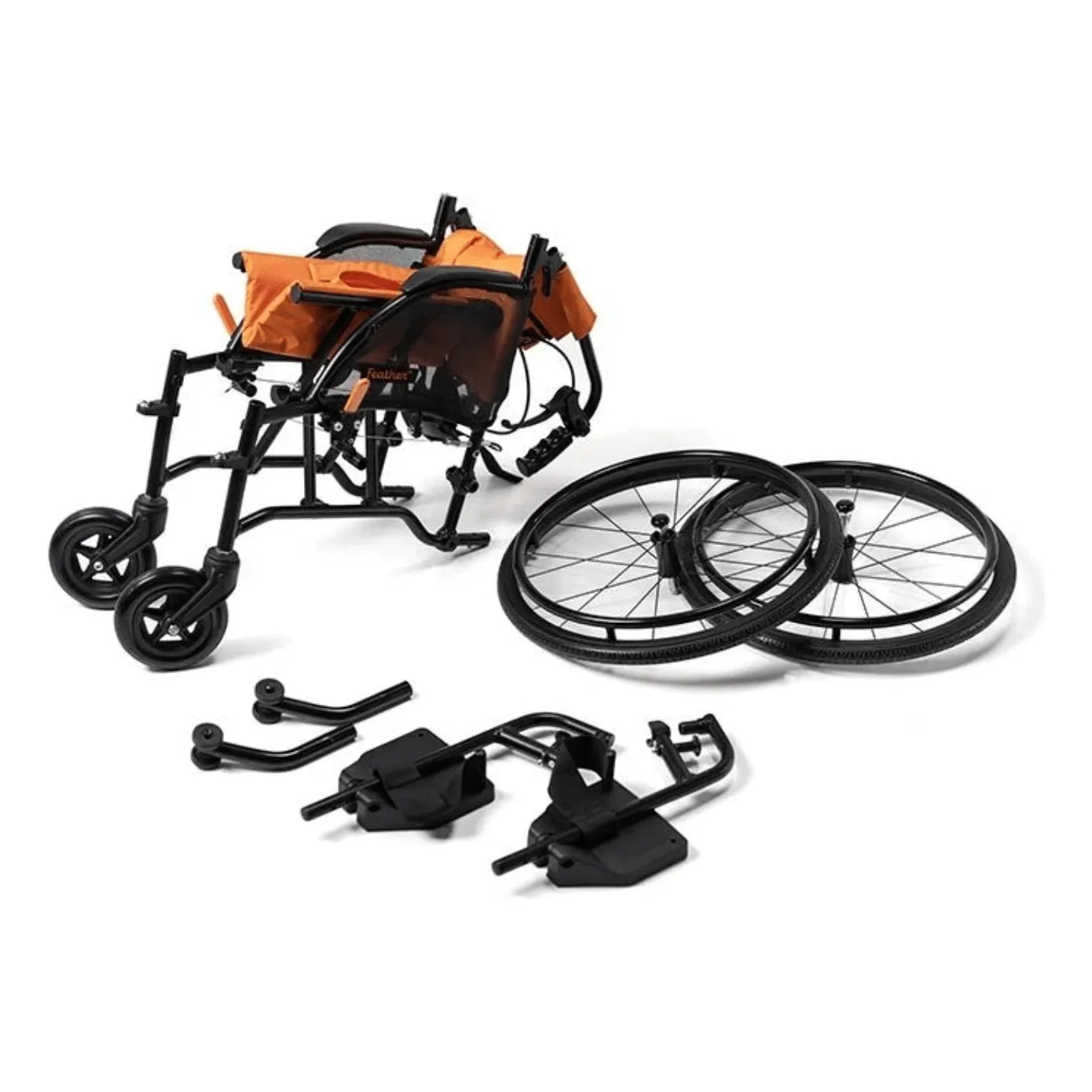 Feather Kids Wheelchair 12 lbs Lightweight Manual Chair for Children