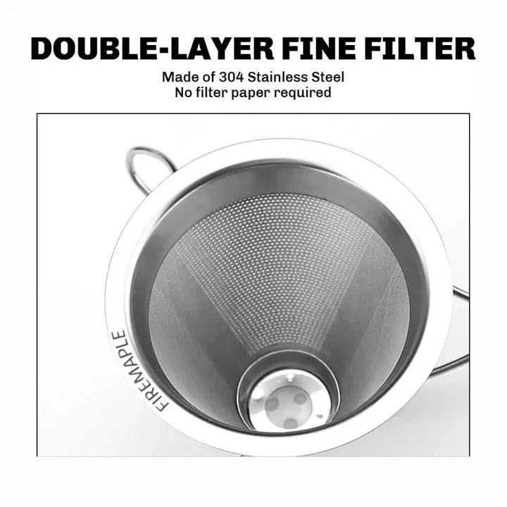 Filter Maple Clean-lined Foldable Coffee Fire Easy to install Antarcti
