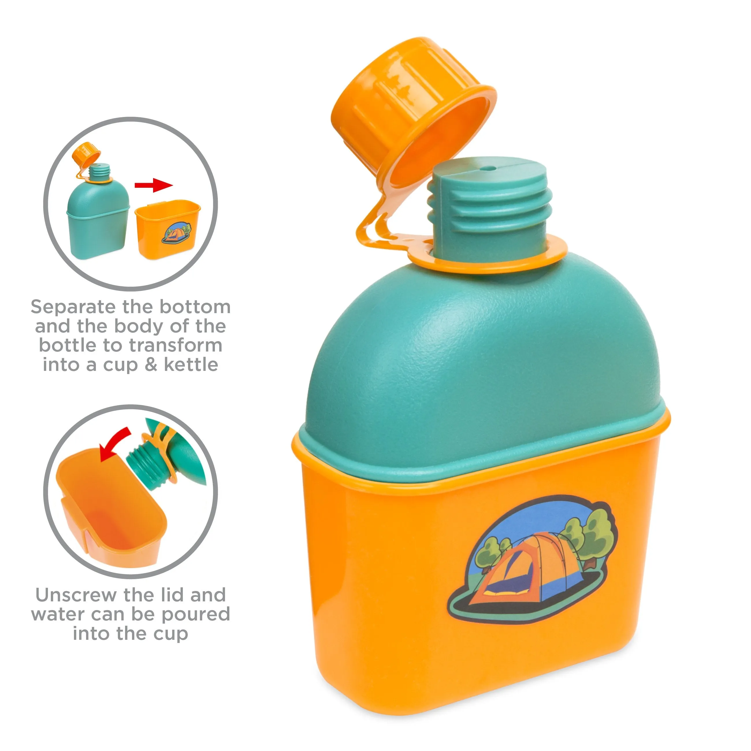 First Camping w/ Lantern, Aid Bottle, Wide range Shovel, Outdoor Kids Shockproof Adventure Kit Toy