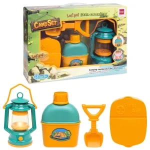 First Camping w/ Lantern, Aid Bottle, Wide range Shovel, Outdoor Kids Shockproof Adventure Kit Toy