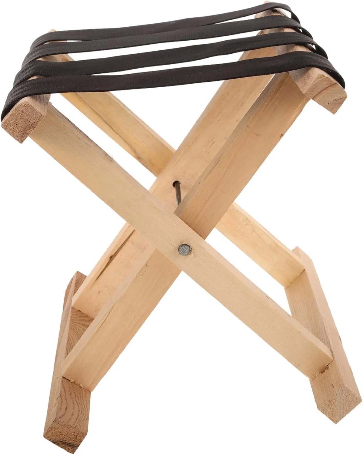 Fishing Chair Wooden Camping Stool Foldable Lightweight Travel Stool for Outdoor Use