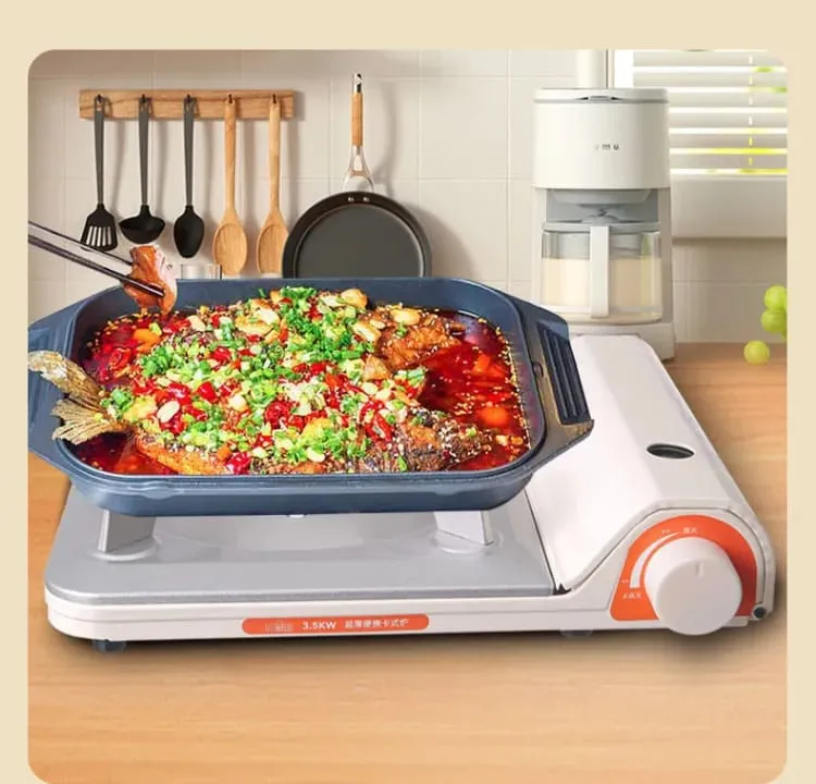 Flame-On Portable Ultra-Slim Gas Stove