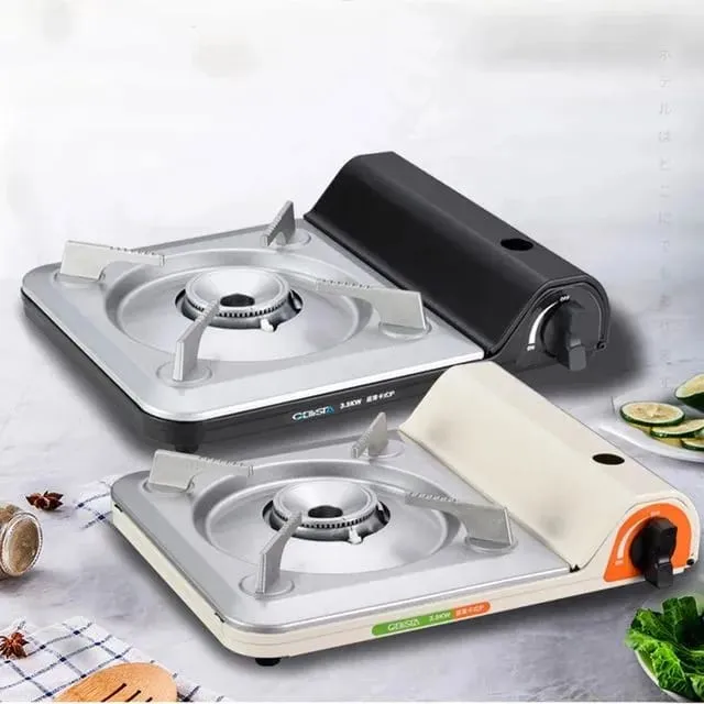 Flame-On Portable Ultra-Slim Gas Stove