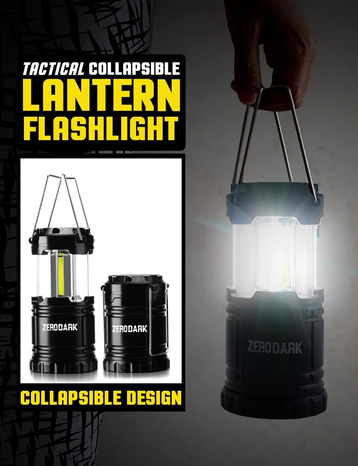 Flashlights Headlamp Lantern 3-Piece Set, Flashlight   Head Lamp   Camping Lantern Battery Powered LED High Lumens Camping Lights flashlights for Emergencies