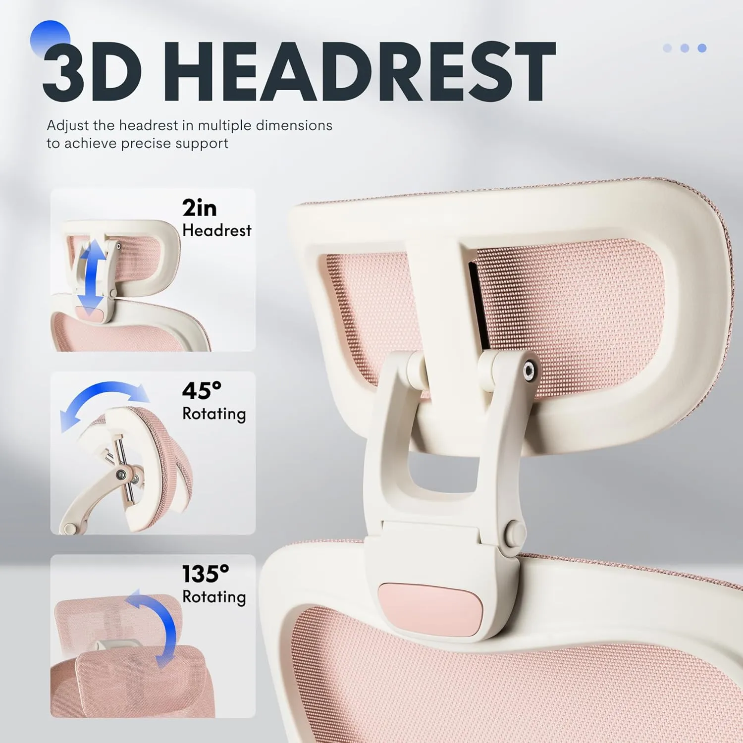 FLEXISPOT Foldex Ergonomic Office Chair, Folding Chair for Small Spaces with Lumbar Support, Flip-up Armrests, 3D Headrest, Desk Chairs with Footrest for Work,Video Game,Gift (Foam Seat, Pink)