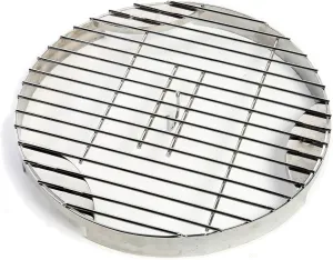 Flip Grill & Trivet - Portable Grill Grate for Outdoor Cooking - Portable BBQ Grill Grate & Trivet - Multipurpose BBQ Accessory for Steaming, Grilling, Smoking, & More