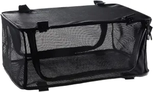 Foldable Camping Cookware Organizer Compact Tableware Storage Mesh Bag Picnic Bag