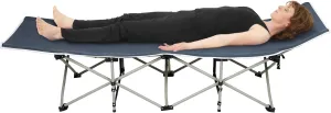 Foldable Camping Cot for Adult, Folding Chaise Lounge Chair for Indoor Outdoor Travel, Adults Reclining Folding Chaise, Outdoor