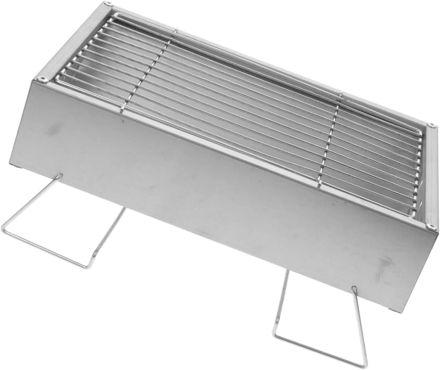 Foldable Charcoal Grill for Camping and Outdoor Barbecues Compact and Lightweight Cooking Rack Portable Grilling for Family and Friends Gatherings