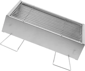 Foldable Charcoal Grill for Camping and Outdoor Barbecues Compact and Lightweight Cooking Rack Portable Grilling for Family and Friends Gatherings