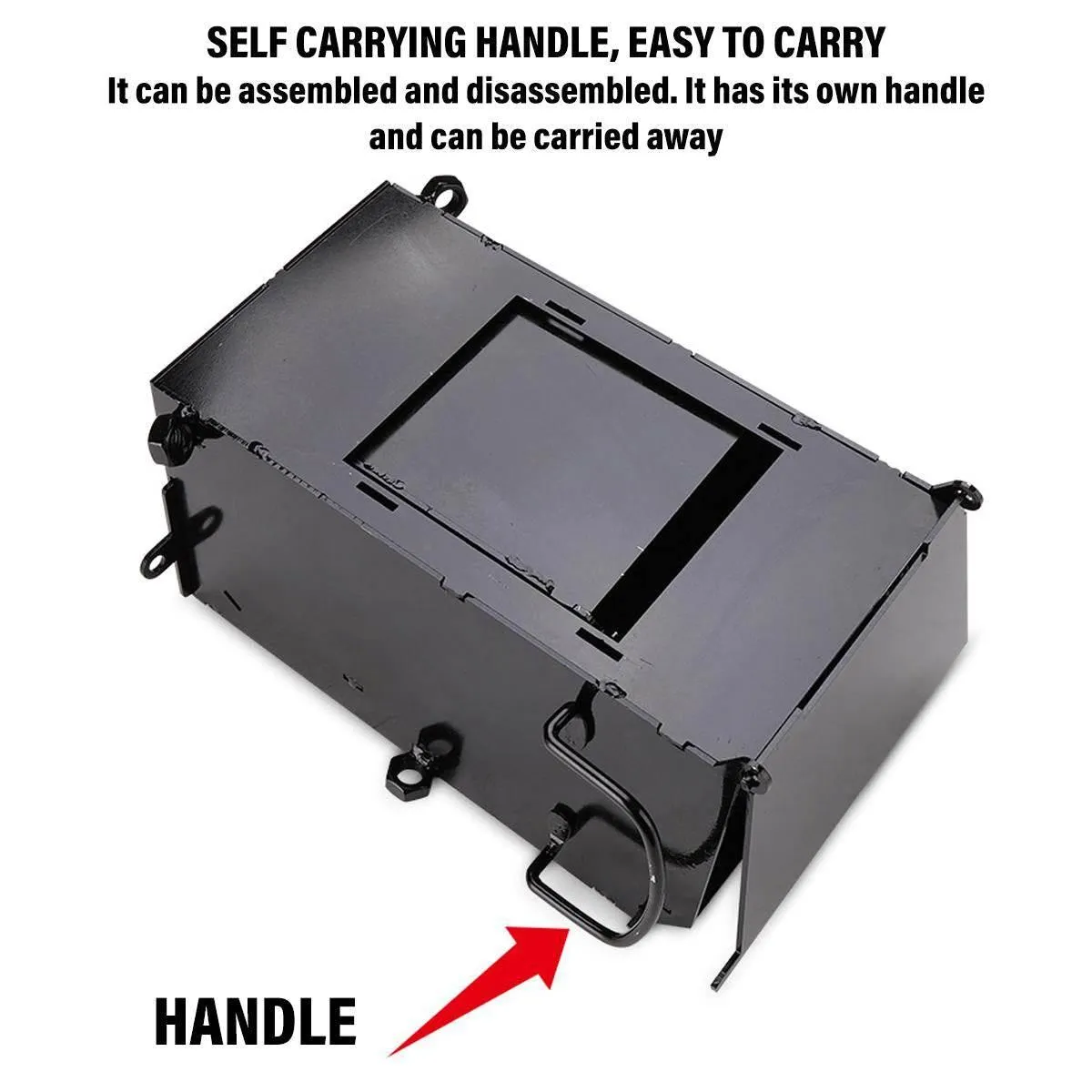 Foldable Portable Titanium BBQ Grill - Stainless Steel Outdoor Cooker