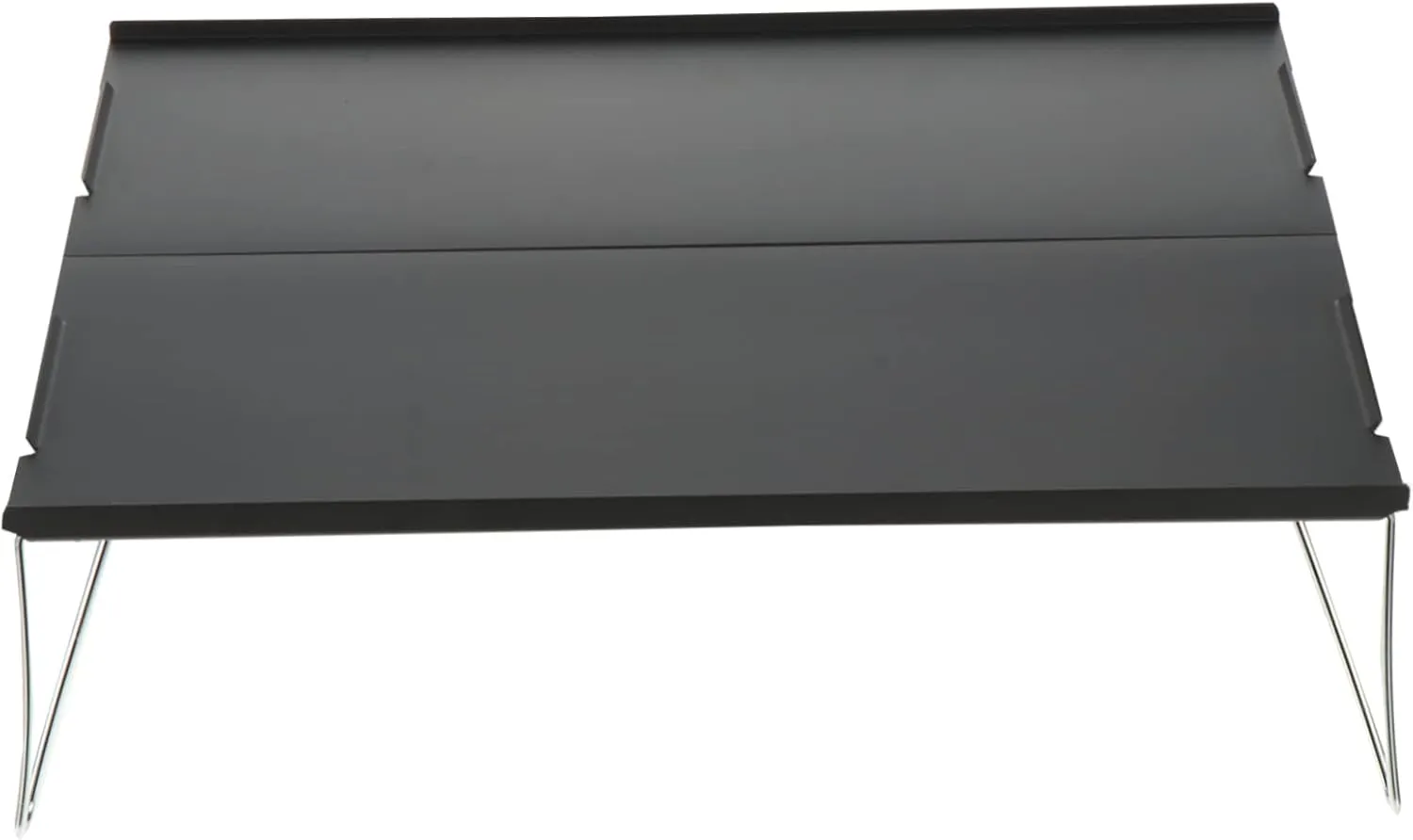 Folding Aluminum Camping Table Lightweight Outdoor Desk for Picnic BBQ Hiking and Travel and Space-Saving Design for and Storage