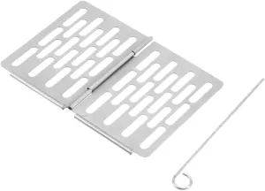 Folding Barbecue Grill Rack Portable Bbq Grill Stainless Steel Easy to Carry Large Capacity Outdoor Bbq Accessory for Camping Fishing