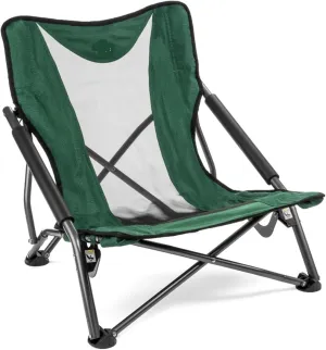 Folding Chairs Compact Low Profile Outdoor Folding Camp Chair with Carry Case