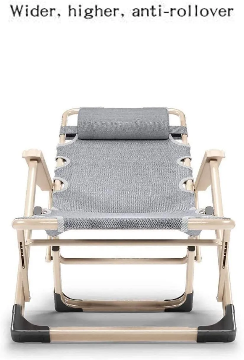 Folding Recliner Chair – Cushioned Outdoor Sun Lounger for Garden, Patio, Beach, Camping, 200kg Capacity(Type 3)