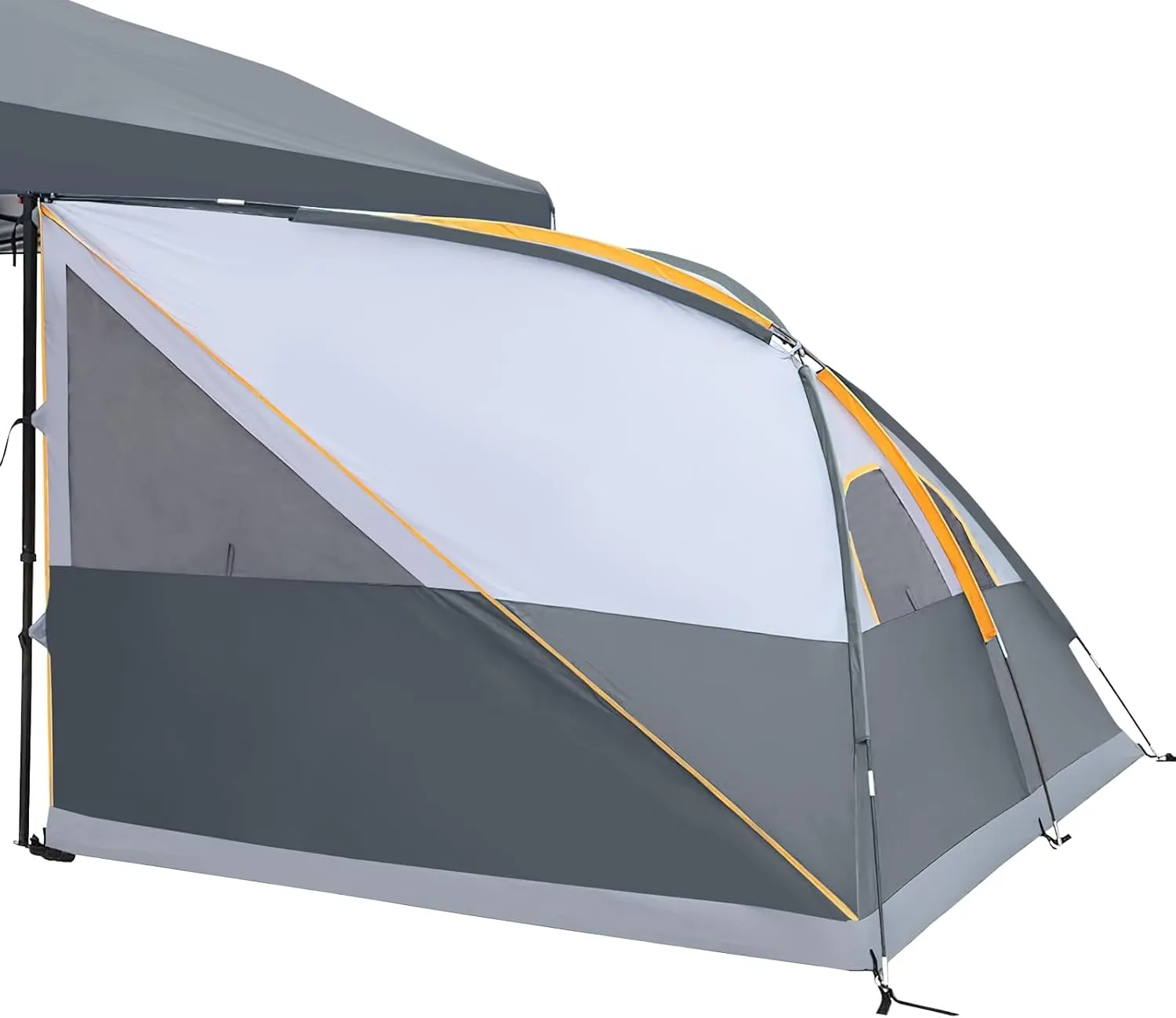 (Frame UNP Included) Ocean Camping Inner Tent Installation, Blue - 10' Canopy, Pop for Fully Space, 10' Simple x Enclosed Voice-activated Canopy Roof, Voice-controlled Vented NOT Up Tent Canopy