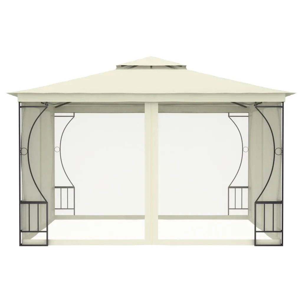 Gazebo Outdoor Canopy Tent Patio Pavilion Party Tent Sunshade with Nets