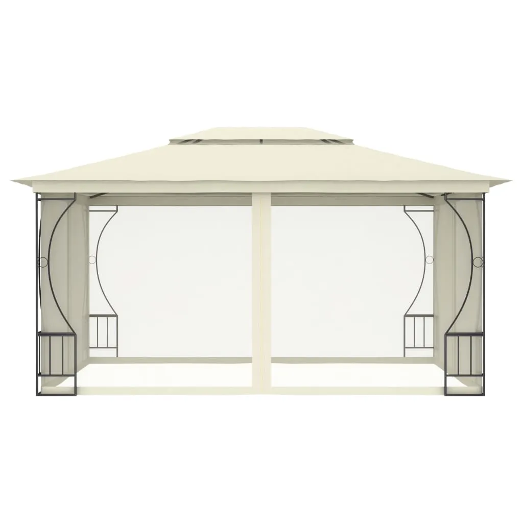 Gazebo Outdoor Canopy Tent Patio Pavilion Party Tent Sunshade with Nets