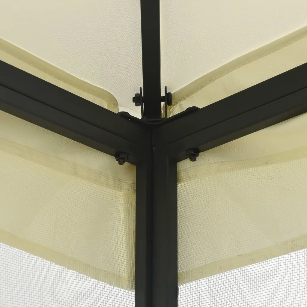 Gazebo Outdoor Canopy Tent Patio Pavilion Party Tent Sunshade with Nets