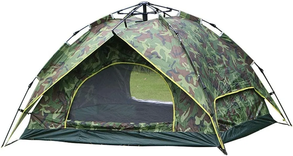 GeRRiT 2 Person Rainproof Camping Tents Pop-Up Dome Camping Tent Foldable and Breathable Tents Anti-Mosquito and Protection Suitable for Outdoor Camping and Hiking