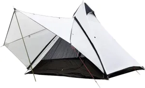 GeRRiT Camping Pyramid Tipi Tent Adult Indian Teepee Tent Yurt Tent Double Layers Waterproof Anti-UV Windproof Tents for Outdoor Camping Hiking Hunting 3-4 Person
