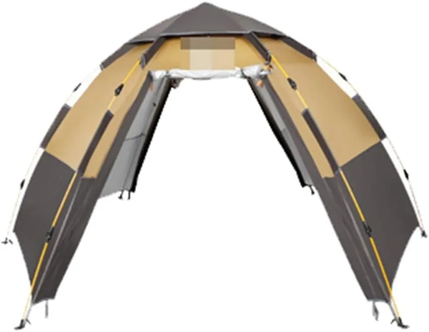 GeRRiT Tent Outdoor 3-4 People Automatic Anti-Storm Rain 2 Double Thick Rainproof Camping Outdoor Camping Household Tent Pop-Up Large Camping Tent Cabin Beach Tent Quick Installation Waterproof Tent