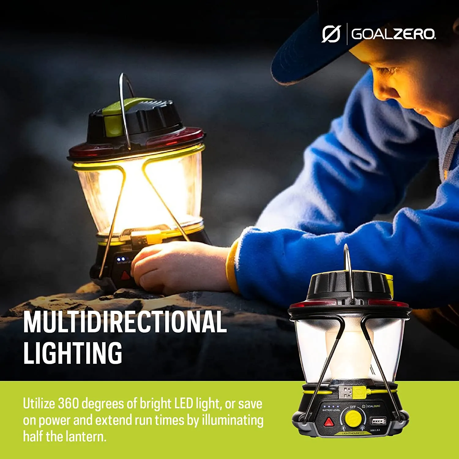 Goal Zero Lighthouse 600 Lantern & USB Power Hub