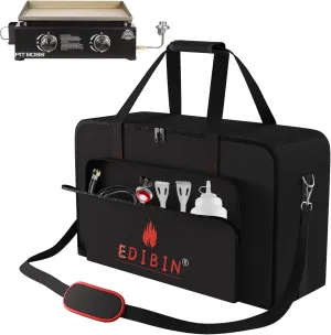 Grill Carry Bag Fit for Pit BOSS PB336GS Two Burner Portable Flat Top Griddle, Heavy Duty Waterproof Grill Carry Bag for Pit Boss PB336GS Tabletop Gas Griddle