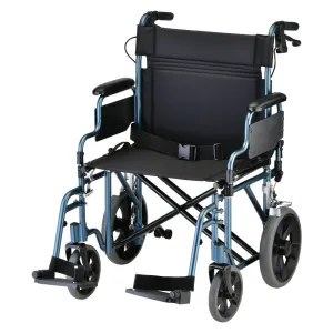 Hand Chair Foldable Transport Limited quantity Lightweight with Don't miss out | Brakes 22" &