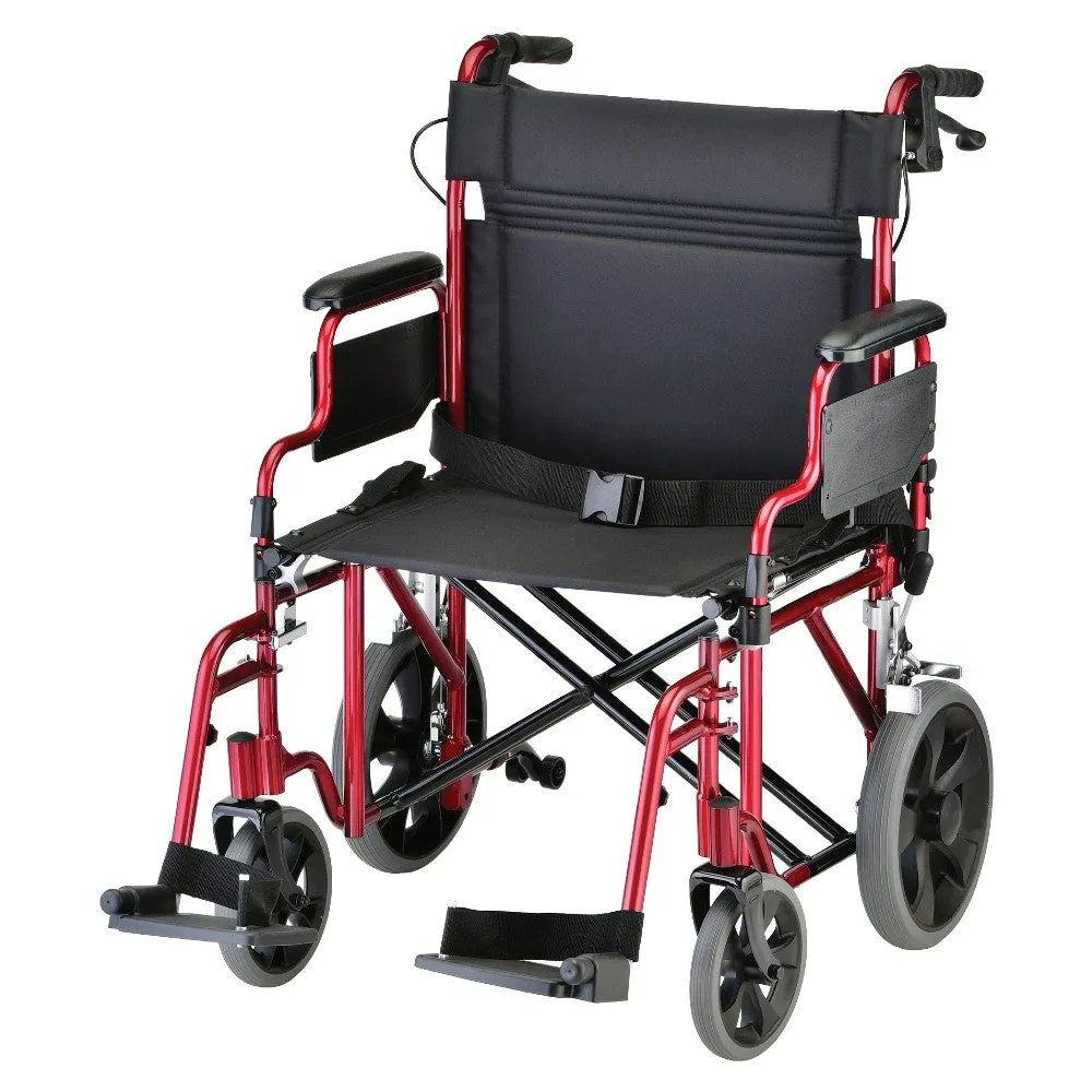 Hand Chair Foldable Transport Limited quantity Lightweight with Don't miss out | Brakes 22" &